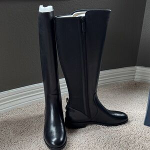 Cole Haan Narina Black Knee Boots